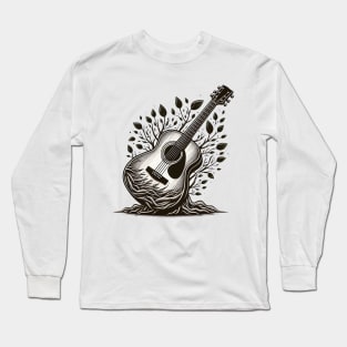 Nature guitar Long Sleeve T-Shirt